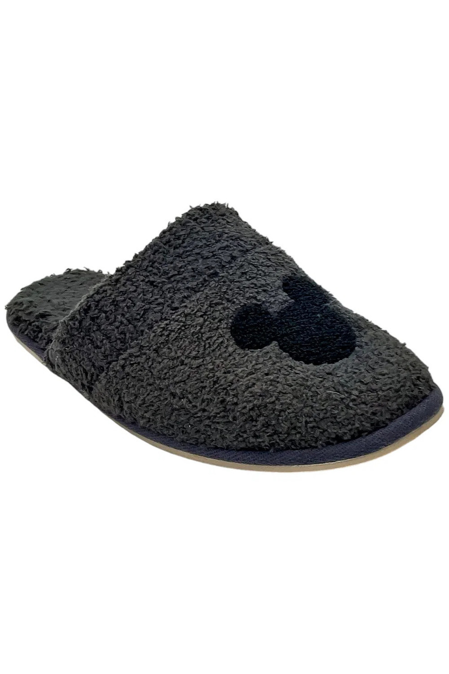 Barefoot Dreams Mens CozyChic Classic Disney Carbon Slippers - Medium